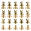 uxcell 5mm Ball Head Stud Rivets Screw Back, 15Pack Round