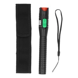 Visual Fault Locator Strong Light Source Quick Accurate Detection 2.5mm Connector Red Light Pen Optical Fiber Tester 30A (>30mW Output Optical Power)