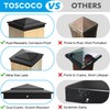 Toscoco 6" x 6" Aluminum Pyramid Post Caps Fits Actual