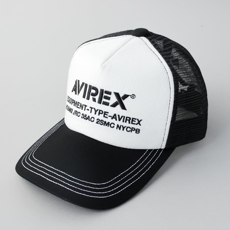 Avirex Men's Mesh Cap, Two Sizes Available, Standard, Military, XL,