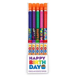 Snifty SPT5008 Happy Birthday Pencil Topper, Set of 5