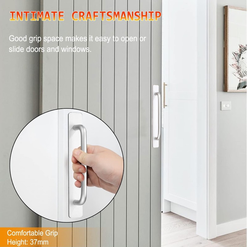 Young Dance Self-Stick Instant Cabinet Handles 2pcs – Aluminum Alloy