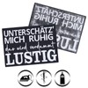 Heavy Metal Sew-On Patch "Unterschätz' mich ruhig - das wird
