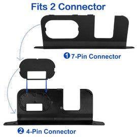 LECART Rear Bumper Cover Plate Fit for 2022-2025 Ford Maverick Accessories Hitch Surround Protector with 4/7-Pin Connector Tool Free Installation Designed for Off Road Adventurers (Not for Lobo)