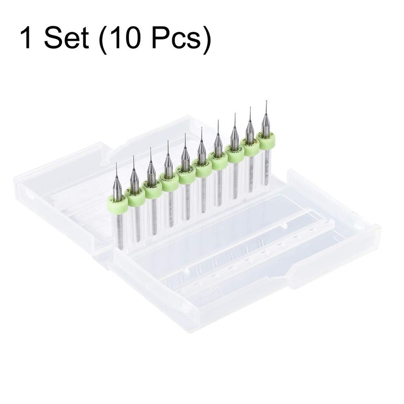 sourcing map PCB Drill Bit 0.3 mm Carbide Rotary Tool