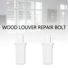 Create idea 50pcs Shutter Louver Repair Pins Blind Repair Pins 20.5mm x 6mm Plastic Spring Repair Pins Movable Blade Repair Parts for Home Shop Office White