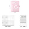 A5 Binder Notebook, 100 Days Saving Challenge Binder, PVC Leather