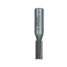 Trend Professional Straight Two Flute Router Cutter, 1/2 Inch Shank, 10mm Cut Diameter, Tungsten Carbide Tipped, 3/61X1/2TC