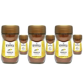 Café Tastlé Natural Vanilla Flavored Instant Coffee, 6 Jars of 2.65 oz (15.9 Oz)
