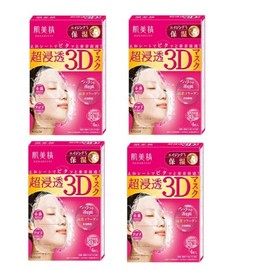 Skin Beauty Ultra Penetration 3D Mask (Aging Moisturizing) Set of 4 x 4