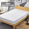 UYEESE King Size Mattress Protector - Quilted Extra Deep Pocket