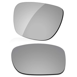 LenzReborn Polarized Lens Replacement for Oakley Crossrange OO9361 Sunglass - Silver Grey - Polarized Mirrored