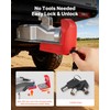 VEVOR Trailer Hitch Lock, Fits for 1-7/8 in, 2 in,