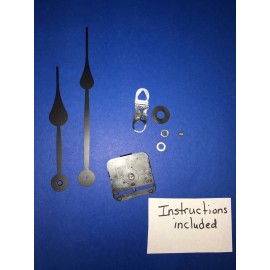 Takane Large Dial Clock Movement Kit -7 inch hands Long Shaft