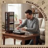 Ripeng Cassette Tape Holder, 28 Capacity 360° Rotating Double Sided