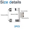 INCREWAY Towel Bar Brackets Set, Shower Door Zinc Alloy Handle