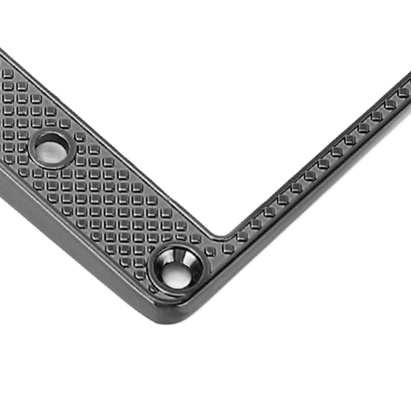 2Pcs Humbucker Pickup Ring Metal Mounting Frame Flat Bottom Replacement