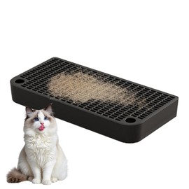 Elevated Cat Litter Ramp - Double Layered Litter Trapper with Filter Function - Waterproof Home Kitten Toilet Ramp Pedal for Pet, Bunny, Animal