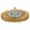 Makita D-73695 Round Brush 100 mm Brass 1/4 Inch