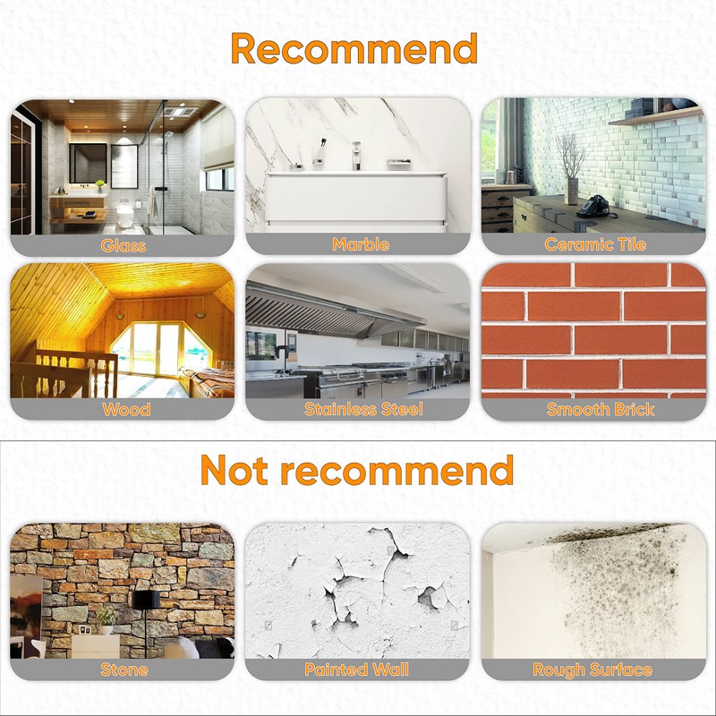 365Home 10-Pack Adhesive Punch-Free Socket Holder, Self Adhesive Desktop Socket