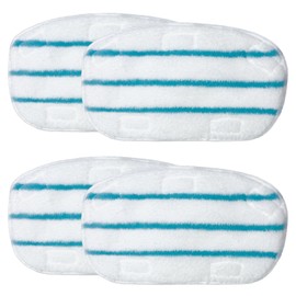 Steam Mop Pads Compatible with PurSteam ThermaPro 10-in-1 and ThermaPro 211 Steam Mop Cleaner Microfiber Pur steam Mop Replacement Pads 4pcs