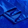 QueenDream Royal Blue Velvet Aisle Runner: 4.5FT x 20FT -