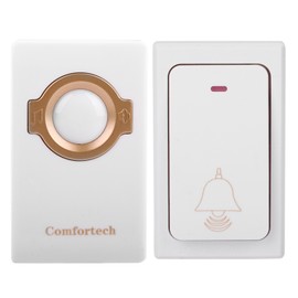 Smart Wireless Selfpowered Waterproof Doorbell Chime Elderly Caller   1*transmitter  1*receiver