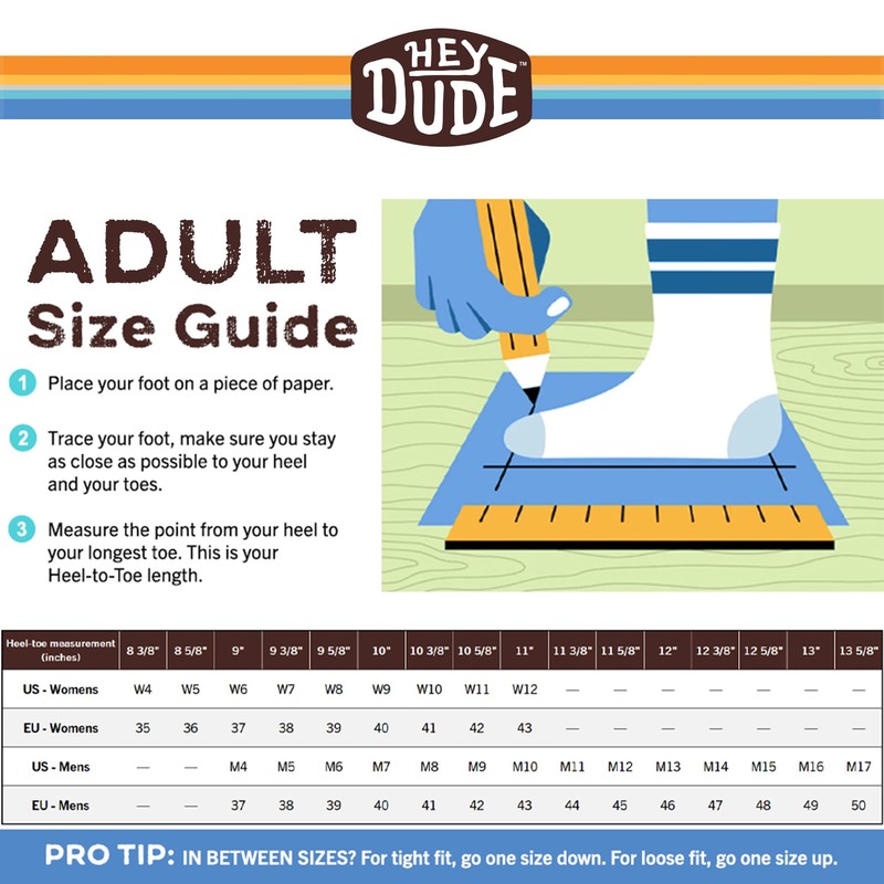 Hey Dude Wendy Slub Canvas White, Women 22 MX
