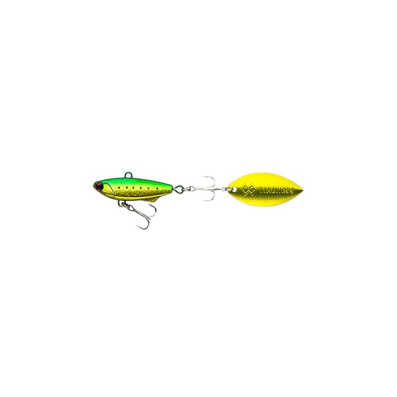 MADNESS Bakeley Pin 15#07 Silver Powder Lime Chart Sardine