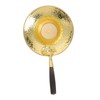 Ciieeo Copper Tea Strainer with Elegant Handle Flower Shape Tea