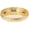 Royal Silver/Gold Round Stylish 23cm Silver/Gold Plated Paandan Tray Home