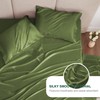 Love's cabin Satin King Sheet Sets - 4 Piece Sage