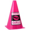 Hen Party Superstore Girls Misbehaving Warning Cones Pink Pack Of