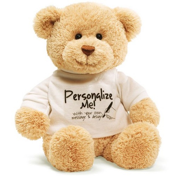 GUND メッセージTシャツベア ホワイト 6047596