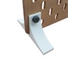 Just Hanging, Pegboard Secure Desktop Support Stand, Compatible with IKEA