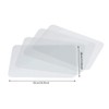 Double-Sided Fully Transparent Placemat for Children, Transparent Food Mat, Easy