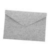 SEWACC Felt Document Carrier Bag with Button Closure Portable Organizer