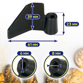 Dough Hook Bread Maker with Original Code SS-986625 for Moulinex Tefal MONTERAL