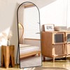 GlasFlength 64"x21" Arched Full Length Mirror, Elegant Full Body Mirror