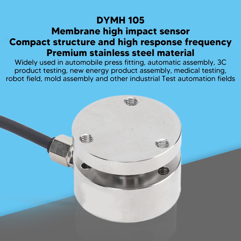 1T Flat Membrane Box Load Cell Stainless Steel High Accuracy
