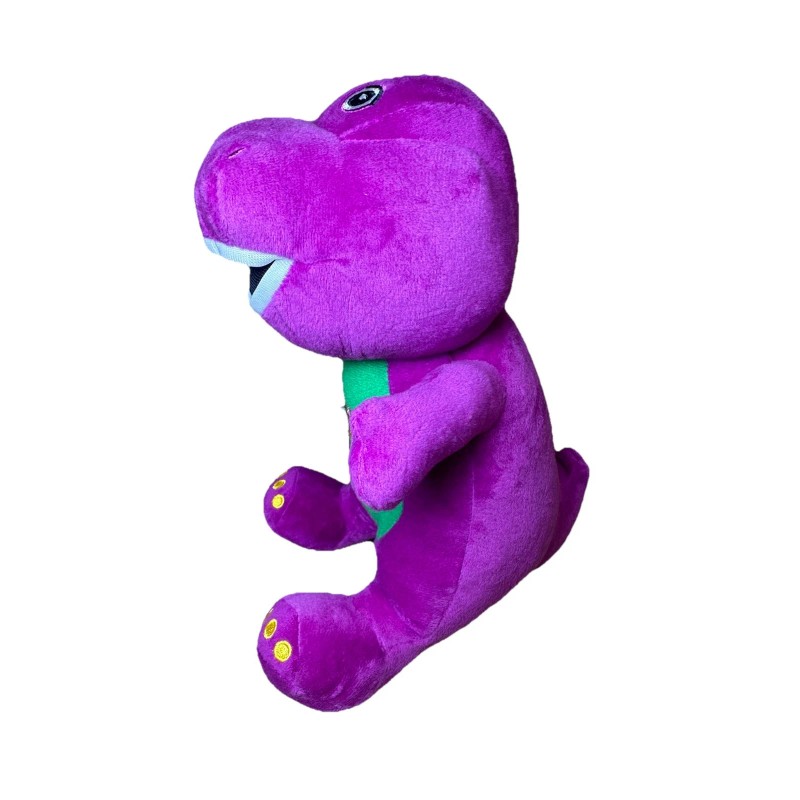 Lyons 2011 Singing Barney Purple Dinosaur Talking 11” Stuffed Plush