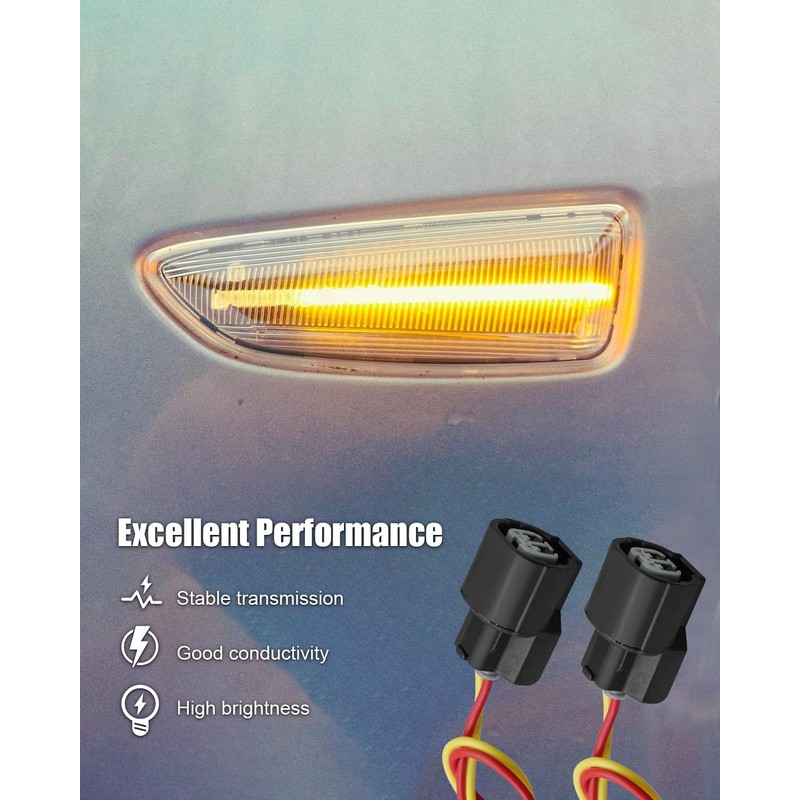 QAGGUM Turn Signal Socket Connector Fit for Honda Accord Acura