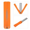 Folding Design Sharpener, Outdoor Camping Double-Sided 400/600# Sharpener Stone Whetstone