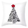 Tuybb Juego 6 Fundas Cojín Cojines Navideños Adorno Navidad Regalo