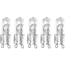 Anyray A1716Y (5)-Lamps G9 35W 35 Watt 110V 120V 130Volt JCD Type Light Bulbs