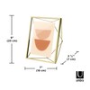 Umbra Prisma 5x7 Picture Frame for Desktop or Wall, Holds