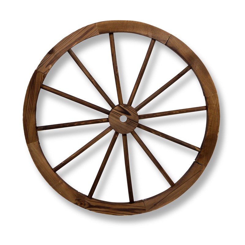 Shine Company 4952BT, 2 Pack, 32" Decorative Wagon Wheel Trellis,