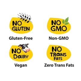 Wai Lana Rice Crisp Nacho Cheese (5 Pack of 4.5 Ounce Individual Bags) - Gluten Free, Non-GMO, Vegan, Zero Trans Fats