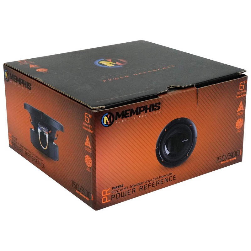 Memphis Audio PRX624 6.5" Car Subwoofer 300w Sub Selectable 2