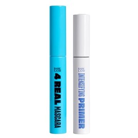 Babe Original Prime & Define Kit Intensifying Lash & Mascara Primer with 4 Real Mascara, Boost Mascara Length, Definition, Volume with Peptides, Shea Butter & Castor Seed Oil Condition & Nourish